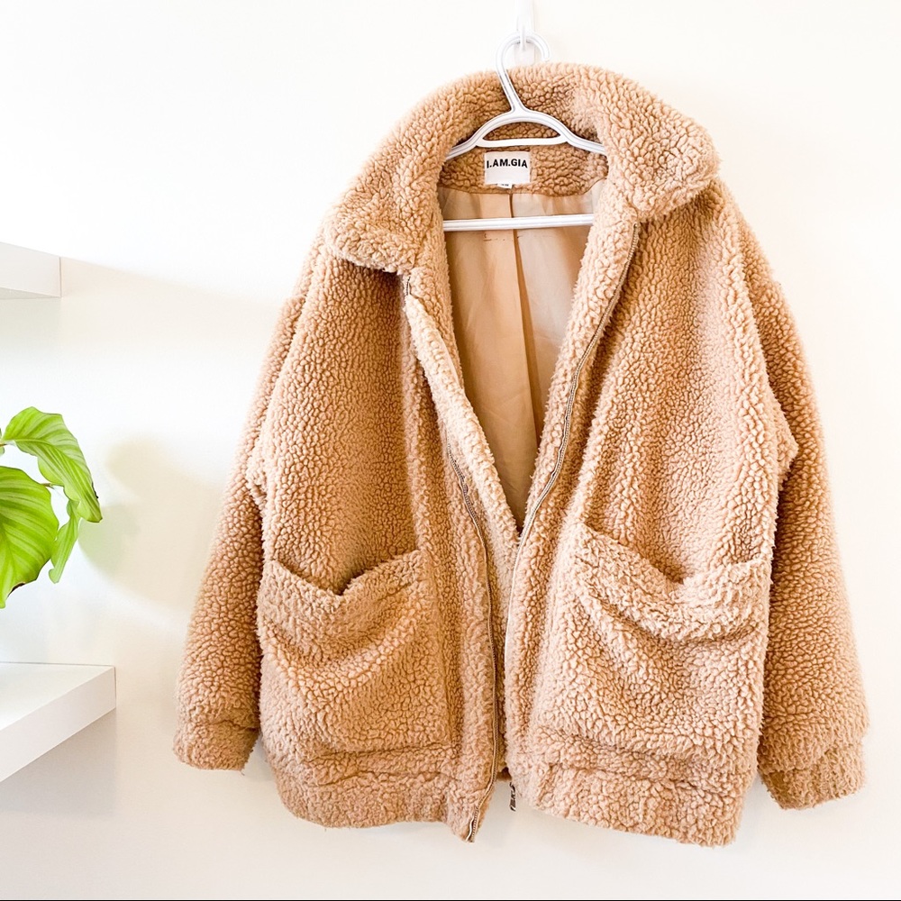 I AM GIA Pixie Coat in caramel
